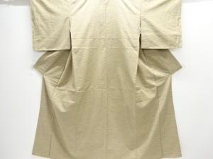 網目模様織り出し手織り紬着物